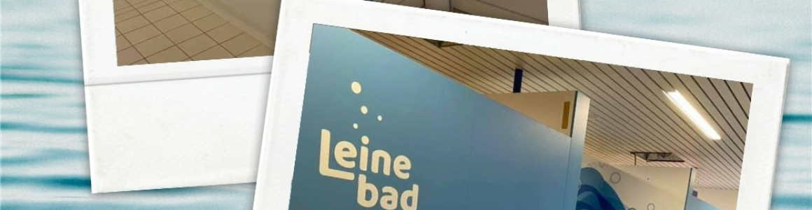 Umbauarbeiten im Leinebad