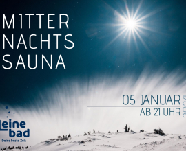 Winterzeit zur Mitternachtssauna am 05.01.2024